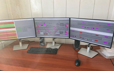 Участок Кызылжар - Жезказган оснащён казахстанской системой микропроцессорной централизации