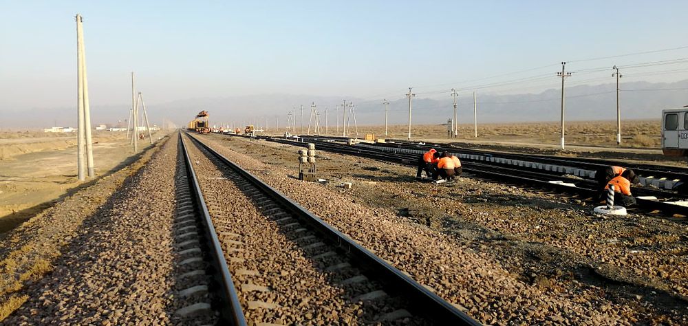 Construction of the second track on Passing loop 19 – Dostyk open line and three receiving and departure tracks on the passing loop 19 in Alakol District (Almaty Region)