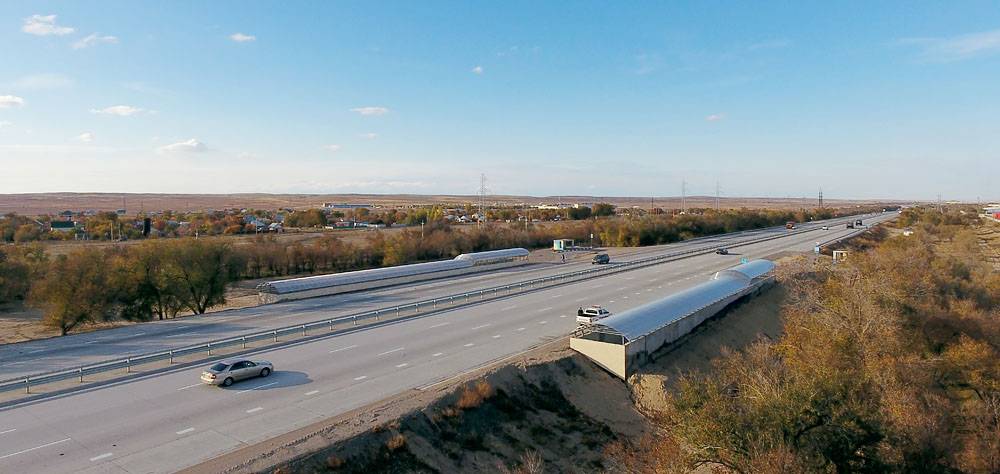 The Project of the Program “Nurly Zhol – the Path to the Future” Center – South Corridor Astana – Karaganda – Balkhash – Almaty road of RF border (to Yekaterinburg) – Almaty Highway