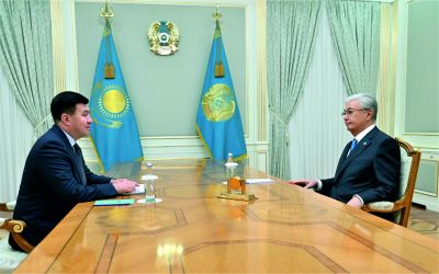 Глава государства принял бенефициарного собственника Integra Construction KZ Шахмурата Муталипа