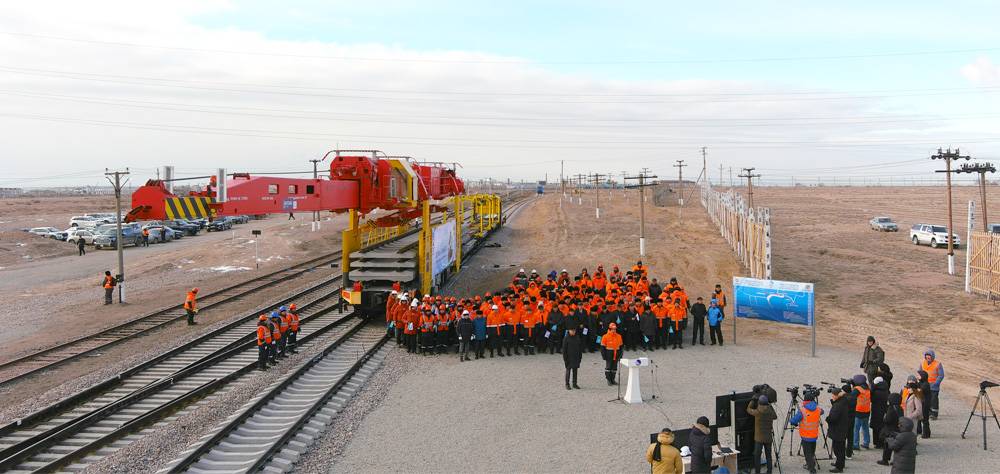 Construction of the seckond  track of Dostyk - Moyinty section, 836 km