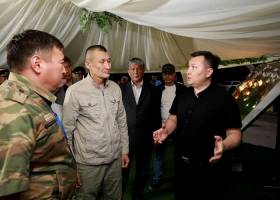 RoK Minister of Emergency Situations visited the dam construction site in Almaty
